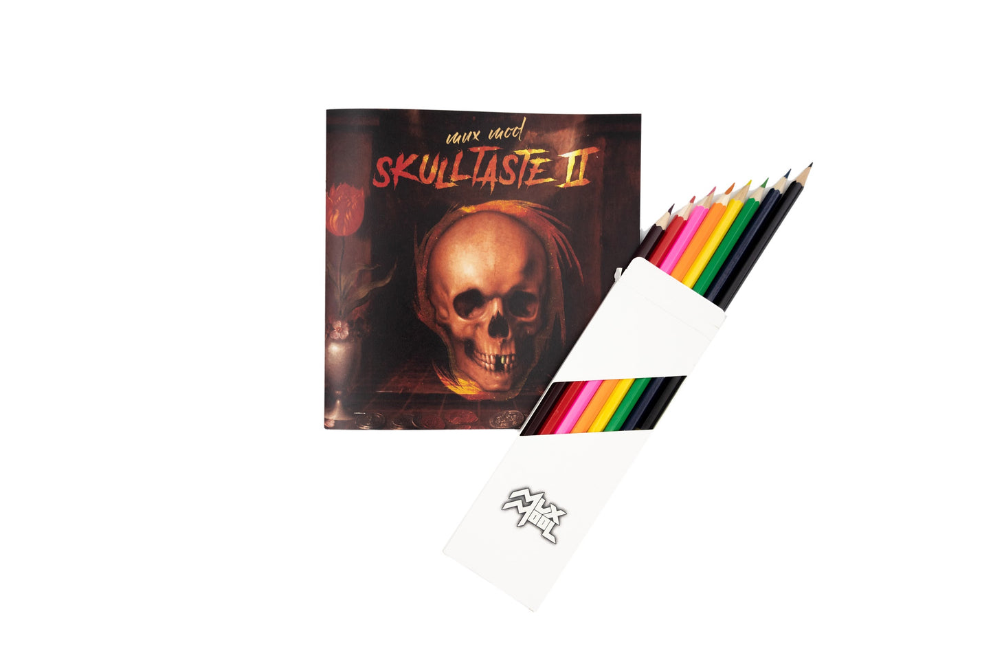 Mux Mool Coloring Book With Colored Pencils